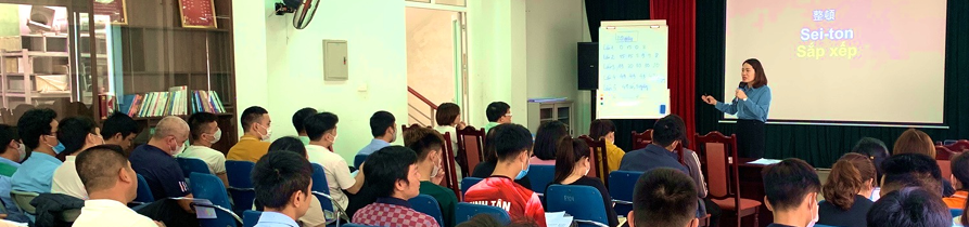 Buổi đào tạo tại hội trường